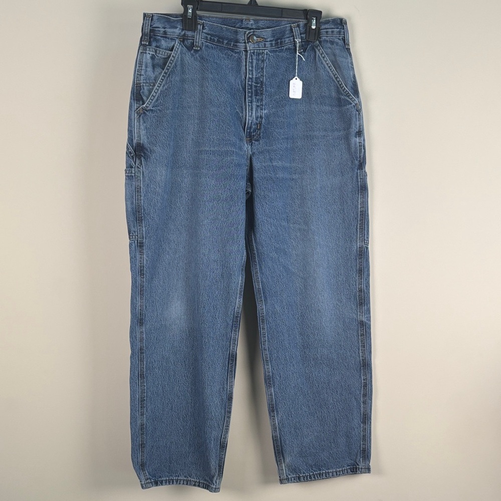 Vintage men's Carhartt blue jeans 34x30